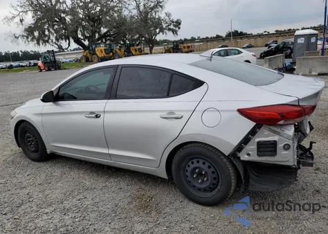 2017 Hyundai Elantra Se из США, поврежденный, VIN 5NPD74LF2HH080744